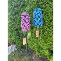 Gartenstecker, Pflanzstab Blume Hyazinthe Aus Metall in 2 Farben, Handarbeit Gartenstecker, Pflanzstab Blume Hyazinthe Aus Metall in 2 Farben, Handarbeit von NicolesKREATIVWERK1