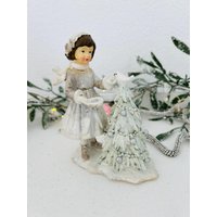 Weihnachtsdeko Winterkind Tannenbaum Vogel von NicolesKREATIVWERK1