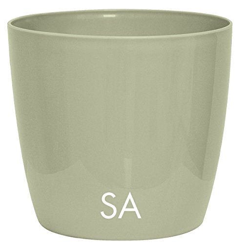 Nicoli 1011SA Origin Decor Spritzguss Verve Vase, Salbei, 11 cm von Nicoli