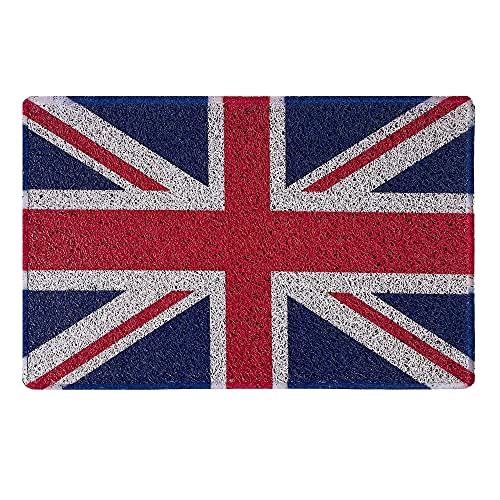 Nicoman Fußmatte mit Flagge, Britisches Schild, Royal Army Navy RAF MOD Family (60 x 40 cm, Union Jack) von Nicoman