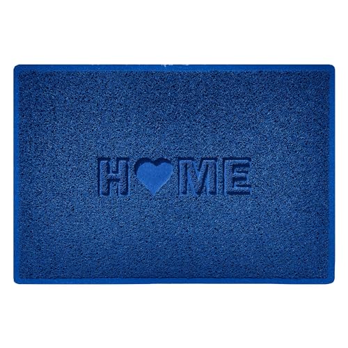 Nicoman Love at Home Fußmatte, 90 x 60 cm, Blau von Nicoman