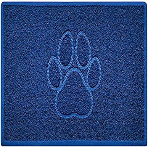 Nicoman PFOTE Geprägt Fußmatte-(Geeignet für Innen- und Schützen Außen), Mittel (75x44cm), Blue von Nicoman