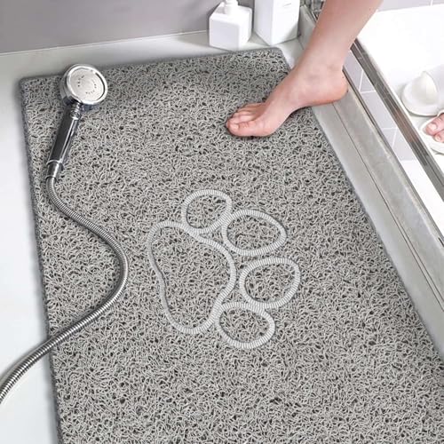 Nicoman Pfoten-Duschmatte, rutschfest, Anti-Schimmel, 40 x 60 cm, Badematten für Innendusche, phthalatfrei, Luffa-Grau, Badematten für Badewannen, WC, Badezimmerboden, PVC-Badteppich, schnell Nicoman Pfoten-Duschmatte, rutschfest, Anti-Schimmel, 40 x 60 cm, Badematten für Innendusche, phthalatfrei, Luffa-Grau, Badematten für Badewannen, WC, Badezimmerboden, PVC-Badteppich, schnell von Nicoman