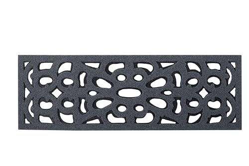 Nicoman Umweltfreundlicher Mattenzaun, Grau (Drainage), 75 x 25 cm, Schmal von Nicoman