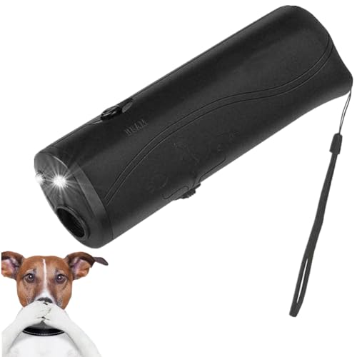Nicoone Anti Bell Gerät,LED Ultraschall Hunde Repeller,Ultraschall Handheld Anti-Bell-Mittel für Hunde,Ultraschall Trainingsgerät für Kleine Große Hunde von Nicoone