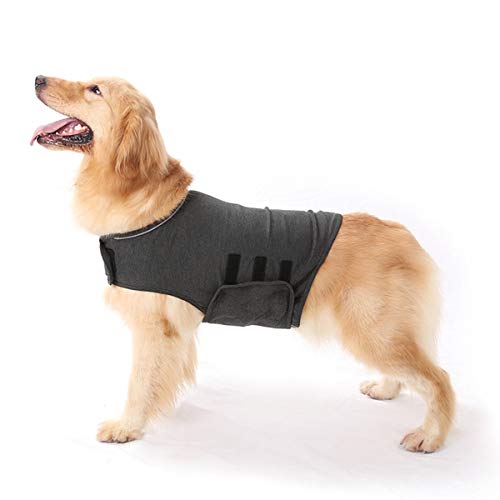 Nicoone Hund Angstjacke Beruhigende Westen Mantel Donner Hundewrappangsthemd Halten Sie Ruhige Kleidung für Angstzustände Stress Relief von Nicoone
