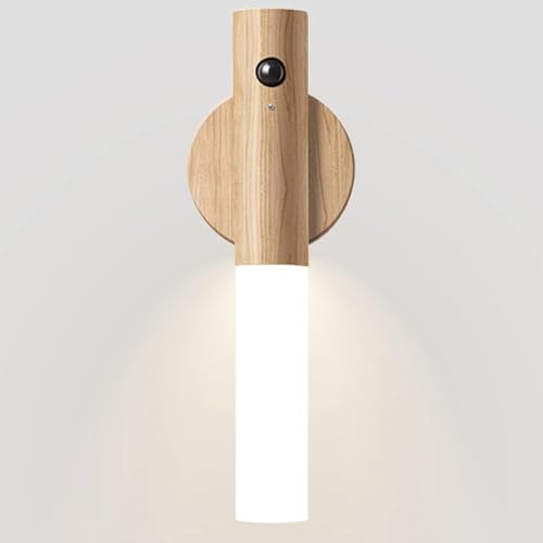 Nicoone Nachtlicht mit Bewegungsmelder,Magnetische LED Nachtlicht, USB Wiederaufladbares Flur Nachtlichter,Portable Stairway Night Lights für Schlafzimmer,Schrank,Toilette,Flure von Nicoone