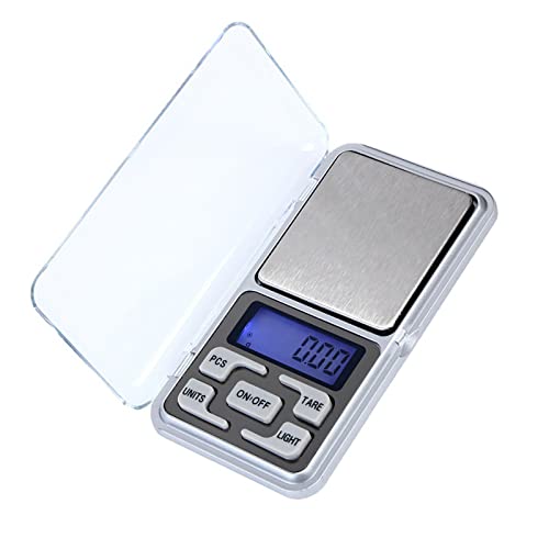 Nicoone Mini-Digitalwaage,500 g-01 g Mini-Schmuckwaage mit LCD-Display, Mini Digitalwaage Multifunktions für Lebensmittel, Schmuck, Medizin, Labor, Kaffee von Nicoone