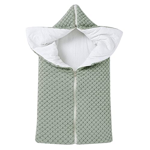 Nicoone Neugeborenen Wickeldecke,Neugeborene Baby Swaddle Decke, Multifunktions Infant Fleece Decke Gestrickte Kinderwagen Wrap Schlaf Matte für 0-12 Monate Baby Jungen Mädchen von Nicoone