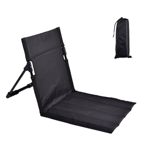 Nicoone Strandmatte mit Rückenlehne, Leichter Strandstuhl, faltbar, tragbar, Strandliegestuhl, Rasenstuhl mit verstellbarer Rückenlehne, einfach zu falten und zu tragen von Nicoone