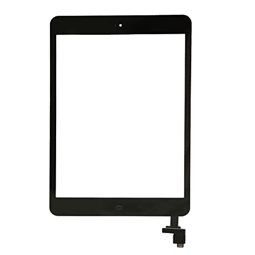 Nicoone für IOS Pad Mini 1 2 Bildschirmersatz, Touchscreen-Digitizer aus gehärtetem Glas mit IC-Chip-Home-Taste, Tablet-Reparatur-Ersatzteil von Nicoone