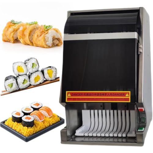 Automatischer Sushi-Maker, kommerzielle Sushi-Schneidemaschine mit abnehmbarer Edelstahlklinge, Sushi-Rollen-Schneidemaschine zur Herstellung von Sushi-Rollen,8slices Automatischer Sushi-Maker, kommerzielle Sushi-Schneidemaschine mit abnehmbarer Edelstahlklinge, Sushi-Rollen-Schneidemaschine zur Herstellung von Sushi-Rollen,8slices von Nicvrea