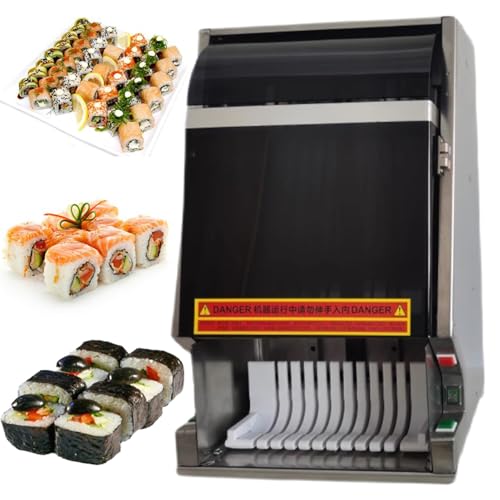 Automatischer Sushi-Schneideautomat, 55 W, multifunktionaler elektrischer Tisch-Sushi-Maker mit abnehmbarer Edelstahlklinge, effiziente Produktion,8slices Automatischer Sushi-Schneideautomat, 55 W, multifunktionaler elektrischer Tisch-Sushi-Maker mit abnehmbarer Edelstahlklinge, effiziente Produktion,8slices von Nicvrea