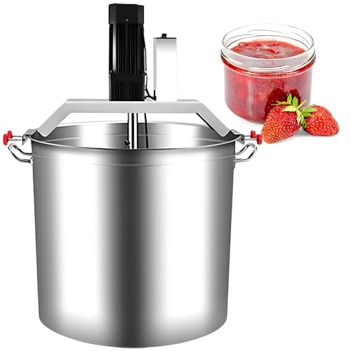 Elektrischer Marmeladenmixer, 40 l/80 l automatischer Topfrührer, Edelstahl-Automatikmixer mit 4-Blatt-Rührschaber, für Suppen, Chilisaucen, Getränke, Marmelade, Porridge,40L Elektrischer Marmeladenmixer, 40 l/80 l automatischer Topfrührer, Edelstahl-Automatikmixer mit 4-Blatt-Rührschaber, für Suppen, Chilisaucen, Getränke, Marmelade, Porridge,40L von Nicvrea