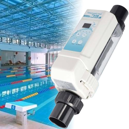 Salzwasser-Chlorator Generisches Pool Salzwasser Chlorinator Selbstreinigung Chlor Generator Schwimmbad Chlor Generator System,8g/h von Nicvrea