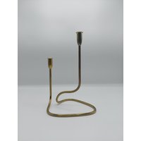 Messing Kerzenständer Vintage/Mid Century von NidaTreasures