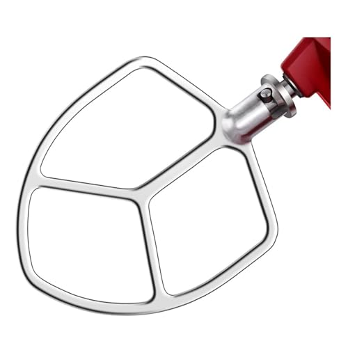 NieKe Edelstahl-Flachrührer-Aufsatzzubehör, kompatibel mit Kitchenaid 5- und 6-Liter-Schüsselheber-Mixer, kompatibel for Backen von Gebäck und Nudelteig NieKe Edelstahl-Flachrührer-Aufsatzzubehör, kompatibel mit Kitchenaid 5- und 6-Liter-Schüsselheber-Mixer, kompatibel for Backen von Gebäck und Nudelteig von NieKe