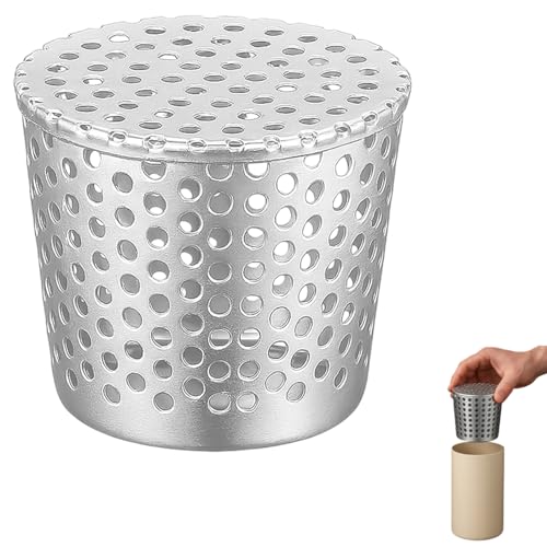 Dachrinnen Laubschutz, Regenrinnen Laubschutz, Fallrohrschutz, Laubschutz Dachrinne, Laubfang Fallrohr für Flachdachablauf, Abflüsse und Fallrohre, Dachrinne Sieb (90-110mm) von NieYat