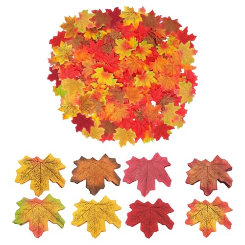 NieYat 400 Stück Herbstblätter, Herbst Dekoration, Herbstblätter deko, Künstliche Ahornblätter, Künstliche Herbstblätter, für Hochzeit, Party, Kunst, Erntedankfest, Basteln NieYat 400 Stück Herbstblätter, Herbst Dekoration, Herbstblätter deko, Künstliche Ahornblätter, Künstliche Herbstblätter, für Hochzeit, Party, Kunst, Erntedankfest, Basteln von NieYat
