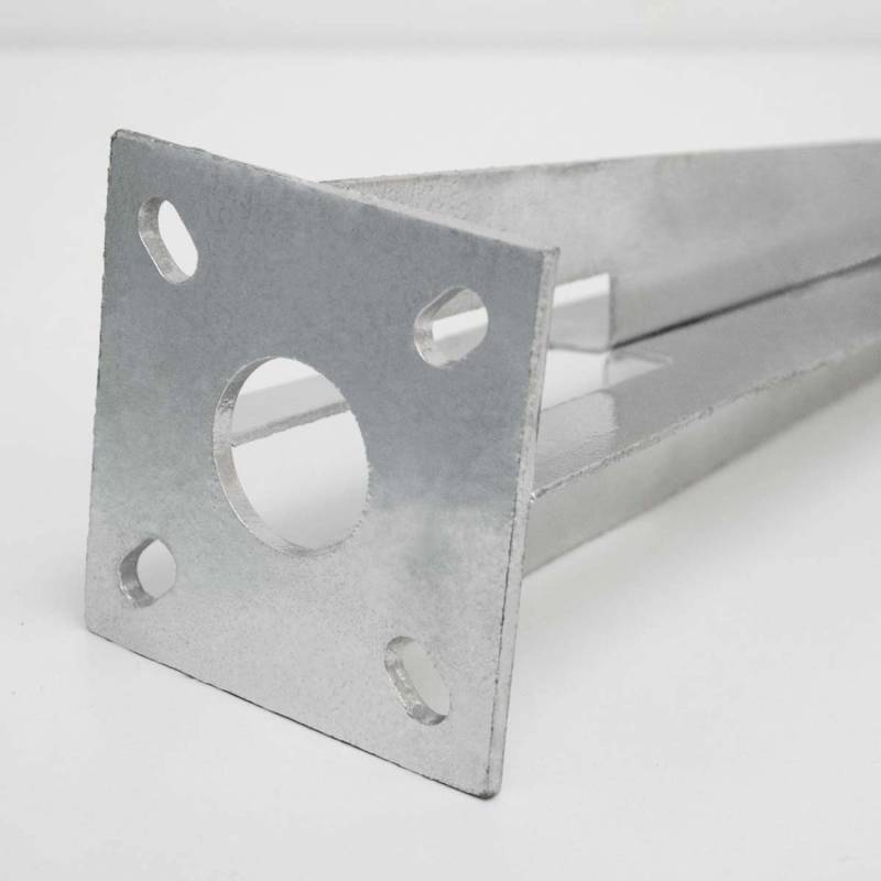 Niederberg Metall Einschlagbodenhülse 50 cm x Ø 36 mm Feuerverzinkt von Niederberg Metall