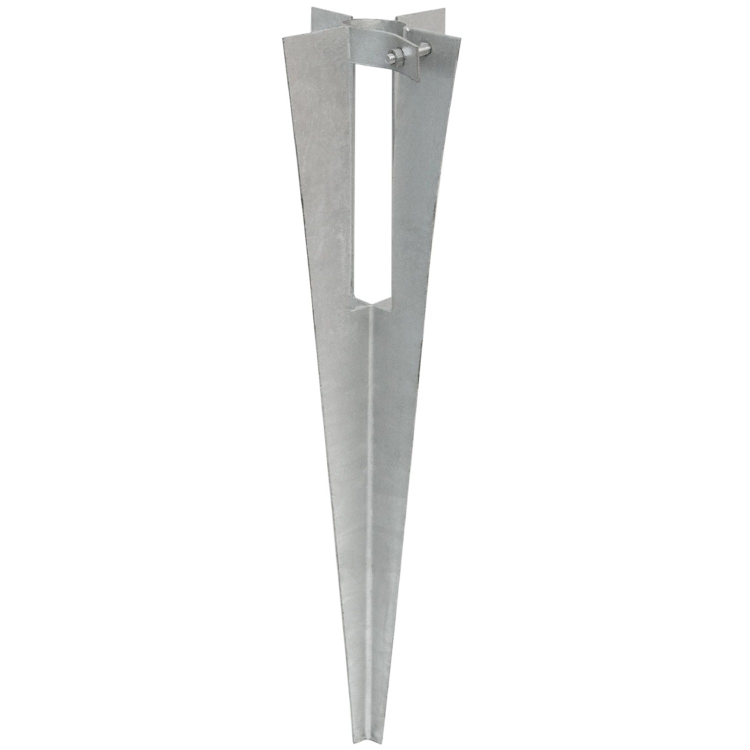 Niederberg Metall Einschlagbodenhülse mit Klemmschelle 50 cm x Ø 36 mm Niederberg Metall Einschlagbodenhülse mit Klemmschelle 50 cm x Ø 36 mm von Niederberg Metall