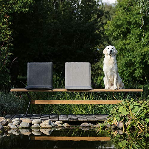 Niehoff Garden Sitzschale Nette, Batyline® Eden grau, QDF-Schaum, 45 x 62 x 47 cm von Niehoff Garden