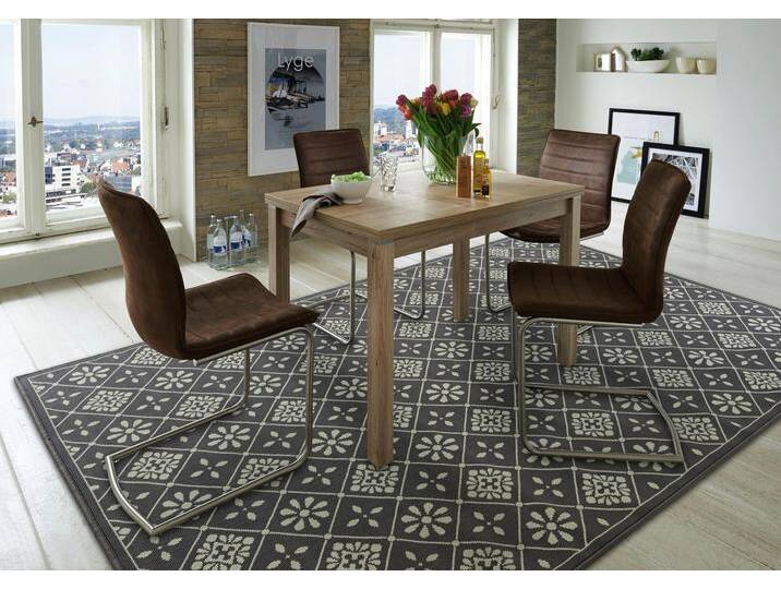 Esstisch NIEHOFF SITZMÖBEL Minimax , braun (san remo), B:90cm H:76cm T:60cm, Tische, in 3 Farben und 3 Größen, mit Auszugsfunktion von Niehoff-Sitzmöbel