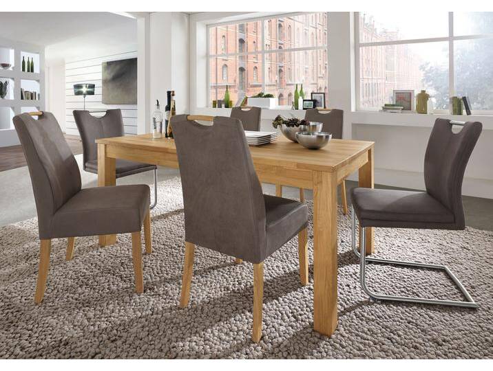 Esstisch NIEHOFF SITZMÖBEL Top Trends , braun (eiche, eiche, eiche), B:180cm H:76cm, Massivholz, Tische, eine Butterfly-Klappeinlage, in 4 Breiten von Niehoff-Sitzmöbel