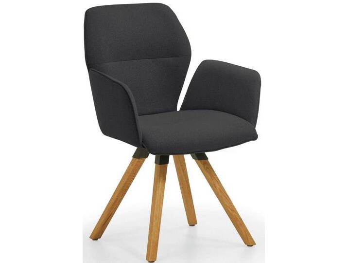 NIEHOFF SITZMÖBEL Armlehnstuhl Merlot 2132-47, Gestell aus massivem Eichenholz, 2er Set, grau, graphit NIEHOFF SITZMÖBEL Armlehnstuhl Merlot 2132-47, Gestell aus massivem Eichenholz, 2er Set, grau, graphit von Niehoff-Sitzmöbel