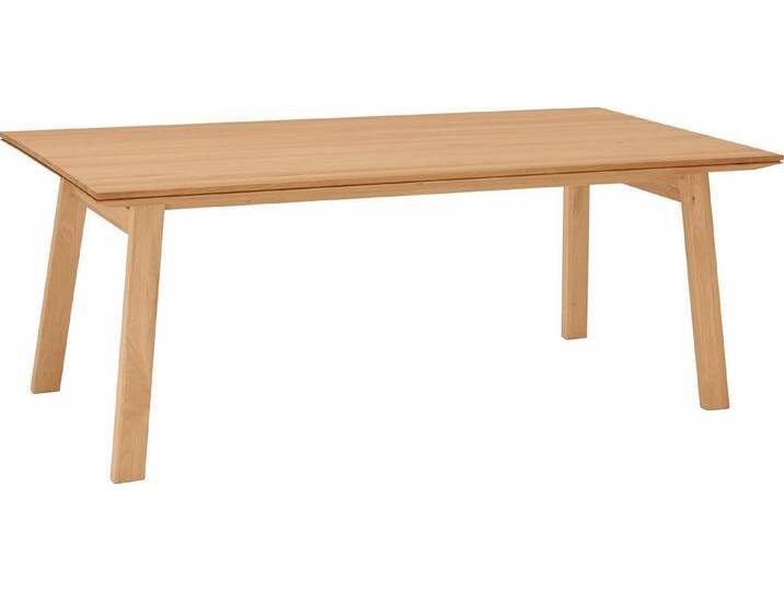 NIEHOFF SITZMÖBEL Esstisch, Massivholz Wildeiche oder Eiche bianco geölt, in 3 Breiten, beige, wildeiche von Niehoff-Sitzmöbel