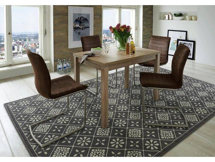 NIEHOFF SITZMÖBEL Esstisch Minimax, in 3 Farben und 3 Größen, mit Auszugsfunktion, beige, san remo von Niehoff-Sitzmöbel