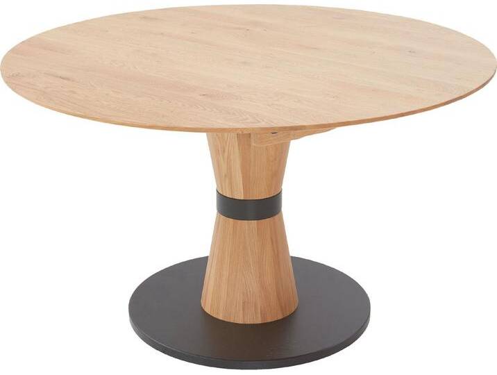 NIEHOFF SITZMÖBEL Esstisch Ronda, Wildeiche massiv mit oder ohne Funktion, H 76 cm, braun von Niehoff-Sitzmöbel