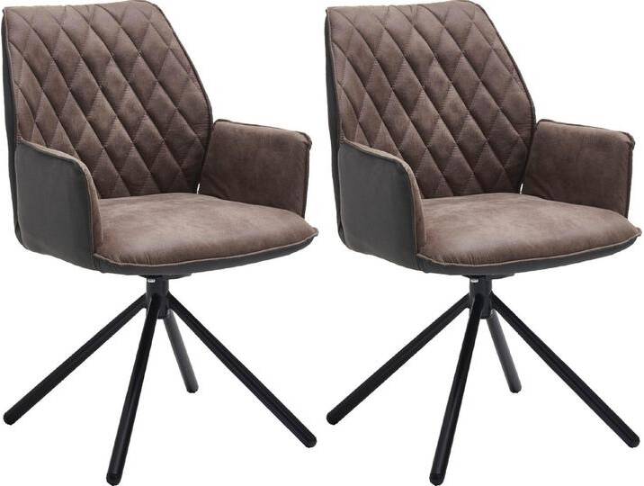 NIEHOFF SITZMÖBEL Sessel Bahamas 7182-04-835, mit Rückholfunktion, Gestell aus schwarzem Eisen, 2er-Set, blau von Niehoff-Sitzmöbel