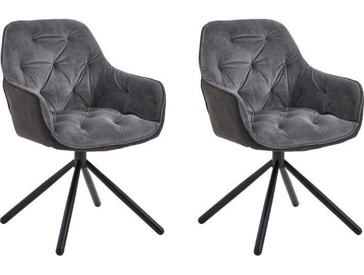 NIEHOFF SITZMÖBEL Stuhl Update, 180° drehbar mit Rückholfunktion, 2er-Set, silberfarben NIEHOFF SITZMÖBEL Stuhl Update, 180° drehbar mit Rückholfunktion, 2er-Set, silberfarben von Niehoff-Sitzmöbel