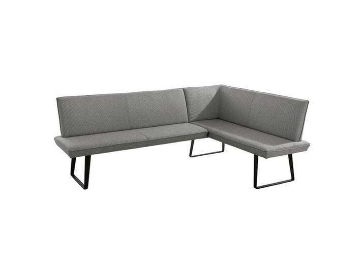 Niehoff Elba Diningsofa Stahl/Olefin Dunkelgrau Hellgrau von Niehoff-Sitzmöbel