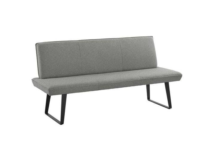 Niehoff Elba Diningsofa Stahl/Olefin Dunkelgrau Hellgrau von Niehoff-Sitzmöbel