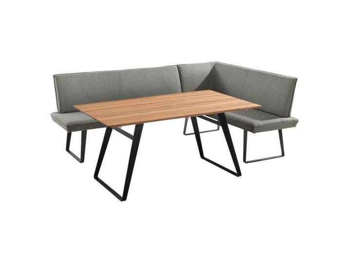 Niehoff Elba Gartenmöbel-Set M (4 Plätze) Tisch 160x95cm Natur Dunkelgrau Hellgrau von Niehoff-Sitzmöbel