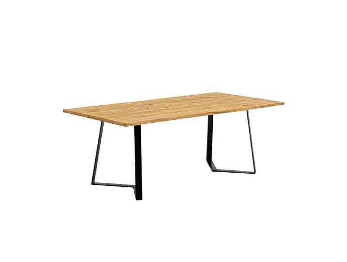 Niehoff Esstisch 3003 mit Tischplatte in Balkeneiche natur Massivholz gebürstet und Design-Kufengestell in Eisen schwarz Größe wählbar Niehoff Esstisch 3003 mit Tischplatte in Balkeneiche natur Massivholz gebürstet und Design-Kufengestell in Eisen schwarz Größe wählbar von Niehoff-Sitzmöbel