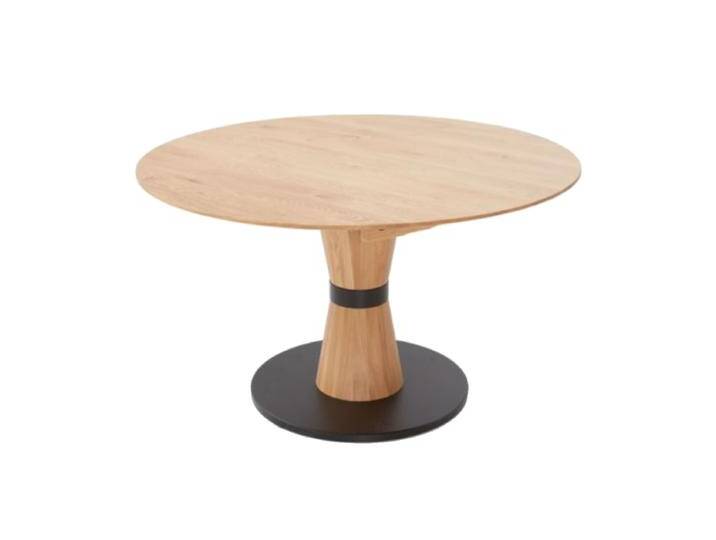 Niehoff Esstisch Ronda 6043 rund mit ausziehbarer Massivholzplatte in Wildeiche mit Hydro-UV Hartwachs in zwei Größen versandkostenfrei online kaufen von Niehoff-Sitzmöbel