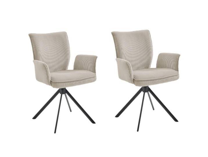 Niehoff Esszimmerstuhl drehbar 7362 im 2er Set mit Armlehne und Stativgestell schwarz Cordbezug passend zur Eckbank Conny versandkostenfrei kaufen Niehoff Esszimmerstuhl drehbar 7362 im 2er Set mit Armlehne und Stativgestell schwarz Cordbezug passend zur Eckbank Conny versandkostenfrei kaufen von Niehoff-Sitzmöbel