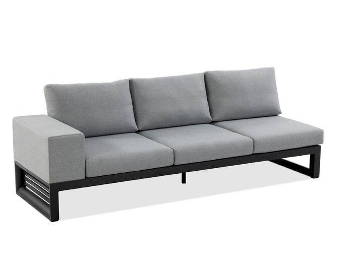 Niehoff Malta 3-Sitzer Sofa Aluminium von Niehoff-Sitzmöbel