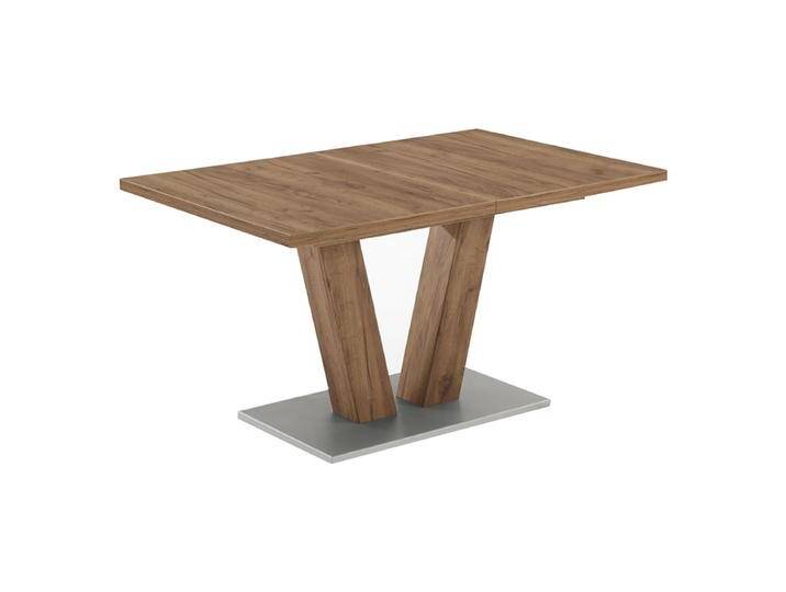 Niehoff Multi Decor Ausziehtisch 1043 oder 1063 mit Auszug und innenliegenden Einlegeplatten sowie V-Säule Bodenplatte Edelstahloptik oder schwarz Niehoff Multi Decor Ausziehtisch 1043 oder 1063 mit Auszug und innenliegenden Einlegeplatten sowie V-Säule Bodenplatte Edelstahloptik oder schwarz von Niehoff-Sitzmöbel