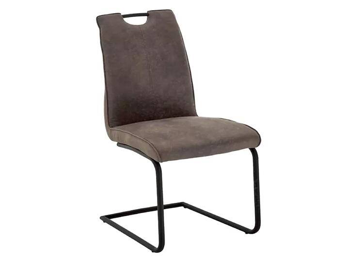 Niehoff Schwingstuhl 2181-04-420 mit anthrazitfarbenem Mikrofaserbezug und einem schwarzen Schwinggestell mit farblich passendem Griff Niehoff Schwingstuhl 2181-04-420 mit anthrazitfarbenem Mikrofaserbezug und einem schwarzen Schwinggestell mit farblich passendem Griff von Niehoff-Sitzmöbel