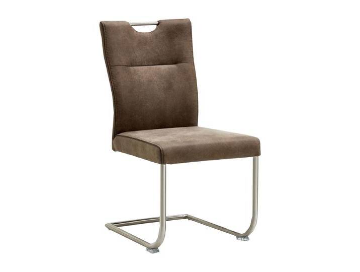 Niehoff Schwingstuhl 6941 mit Mikrofaserbezug Aberdeen anthrazit oder stone sowie Akzent-Keder und Edelstahlgestell gebürstet ideal für Ihr Esszimmer Niehoff Schwingstuhl 6941 mit Mikrofaserbezug Aberdeen anthrazit oder stone sowie Akzent-Keder und Edelstahlgestell gebürstet ideal für Ihr Esszimmer von Niehoff-Sitzmöbel