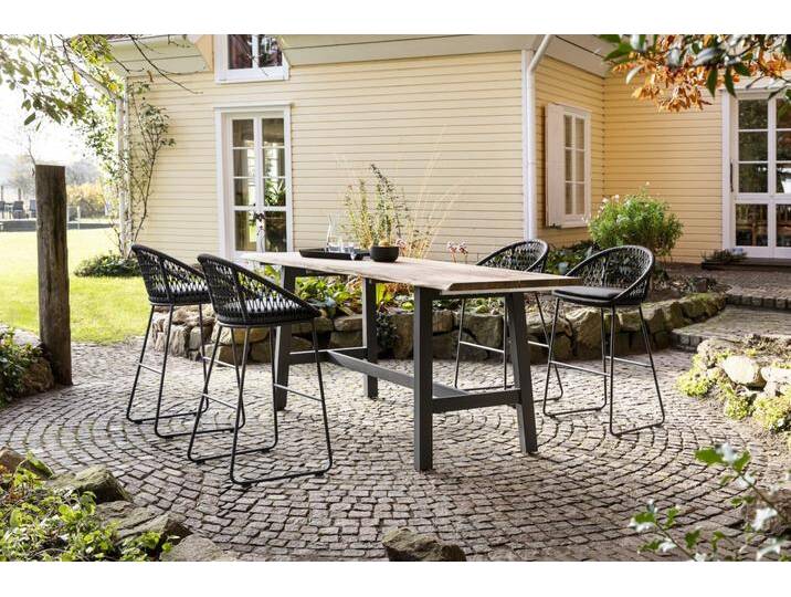Niehoff Set Bartisch Tavo, Kuta - Das Set besteht aus: 1 x Bartisch Tavo, 4 x bzw. 6 x Barh... von Niehoff-Sitzmöbel