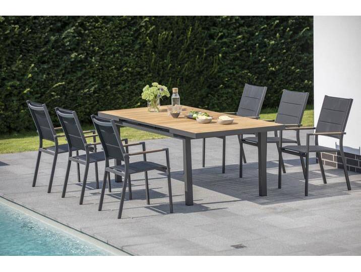 Niehoff Set Nantes anthrazit - Das Set besteht aus: 1 x Auszugstisch Nantes 180/240 x 10... Niehoff Set Nantes anthrazit - Das Set besteht aus: 1 x Auszugstisch Nantes 180/240 x 10... von Niehoff-Sitzmöbel
