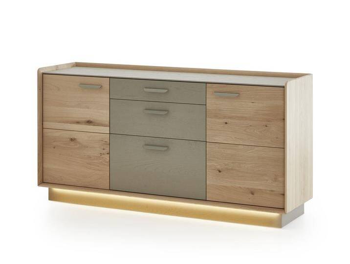 Niehoff Sideboard STUDIO-LINE ca. B165 H83 T45 cm in Eiche massiv von Niehoff-Sitzmöbel