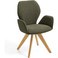 Niehoff Sitzmöbel Colorado Trend-Line Design-Armlehnenstuhl Eichengestell - Webstoff von Niehoff Sitzmöbel