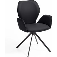 Niehoff Sitzmöbel Colorado Trend-Line Design-Armlehnenstuhl Eisen/Leder - 180° drehbar von Niehoff Sitzmöbel
