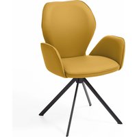 Niehoff Sitzmöbel Colorado Trend-Line Design-Armlehnenstuhl Eisen/Leder - 180° drehbar von Niehoff Sitzmöbel